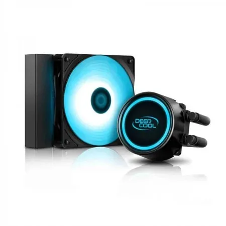 DEEPCOOL Gammaxx L120T Blue 120mm CPU Liquid Cooler (Black)