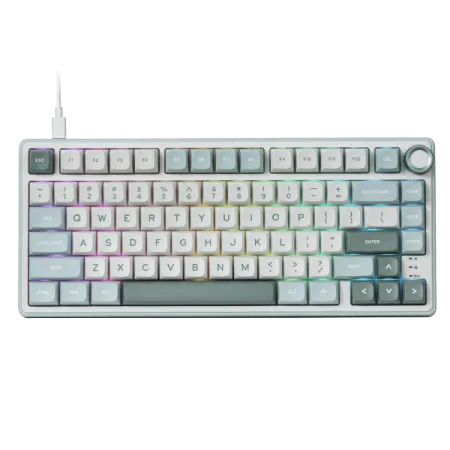 RK ROYAL KLUDGE R75 Phantom Mechanical Keyboard K Silver Switch
