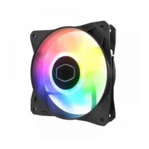 Cooler Master MasterFan MF120 Halo 2 Case Fan - 120mm Black Fan | Dual Loop ARGB LED Rings | Rifle Bearing | 2050 RPM | Computer Case Fan | ARGB Lighting Controlled Via Motherboard