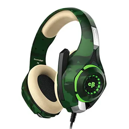 Cosmic Byte GS410 Headphones with Mic and for PS4, Xbox One, Laptop, PC, iPhone and Android Phones – Green