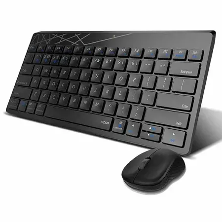 Rapoo 8000M Multi-Mode Keyboard & Mouse (White)