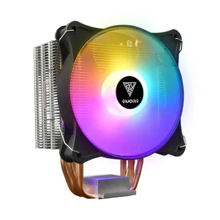 GAMDIAS Boreas E1-410 WH ARGB Single Tower CPU Air Cooler (White)