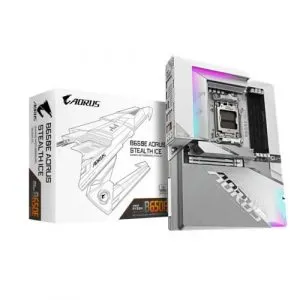 Gigabyte B650E AORUS Stealth ICE AMD AM5 ATX Motherboard (B650E AORUS STEALTH ICE)