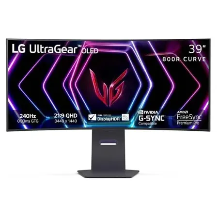 LG UltraGear 39GS95QE-B 39″ WQHD 240Hz OLED Curved Gaming Monitor