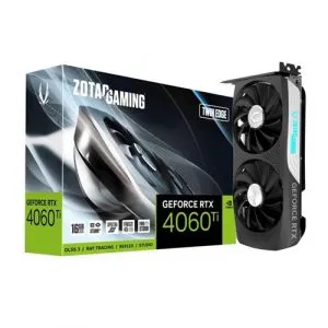 ZOTAC GAMING GeForce RTX 4060 Ti 16GB Twin Edge Graphic Card ZT-D40620E-10M