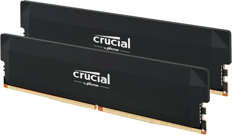 CRUCIAL PRO OC 64GB KIT (2X32GB) DDR5-6000 UDIMM CL40 WHITE CP2K32G60C40U5W