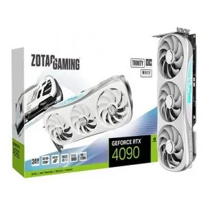 ZOTAC Gaming GeForce RTX 4090 Trinity OC White Edition 24GB Nvidia Graphic Card