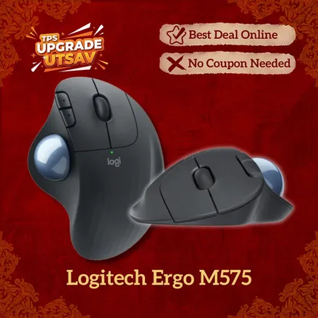 Logitech Ergo M575 Wireless Bluetooth Trackball Mouse for Windows and Mac - Black