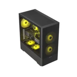 Ant Esports 511 Air 5F E-ATX Mid Tower Cabinet Black (AESP0371)