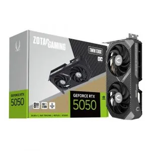 ZOTAC GAMING GeForce RTX 5050 Twin Edge OC 8GB GDDR6 Graphic Card ZT-B50500H-10M