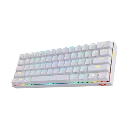 REDRAGON K530 PRO WHITE (WIRED/WIRELESS/BT) RED SWITCH WHITE