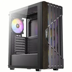 Antec AX63 Wood ARGB ATX Mid Tower Gaming Cabinet