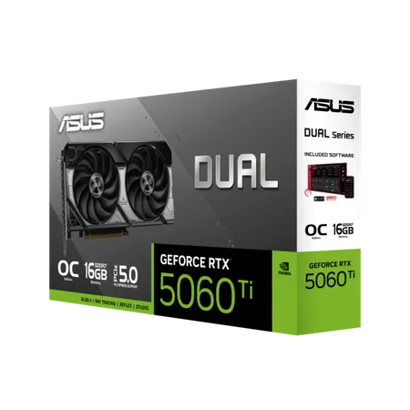 ASUS Dual Geforce RTX 5060 Ti OC Edition 16GB NVIDIA Graphic Card