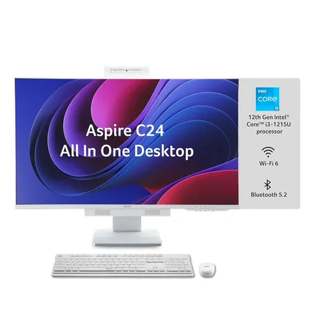 ACER ASPIRE C24/CORE I3-1215U /16GB/512GB/5MP/WIN11/MSO/WHITE