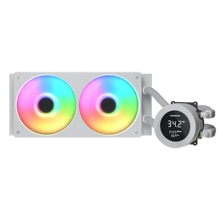 COUGAR Poseiden Vistek ARGB 360mm CPU Liquid Cooler ( White )