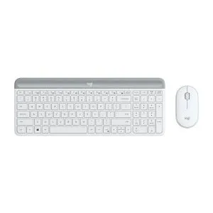 Logitech MK470 Slim Off-White Wireless Keyboard And Mouse Combo