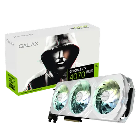 GALAX GeForce RTX 4070 Super EX Gamer White (1-Click OC) 12GB Nvidia Graphic Card