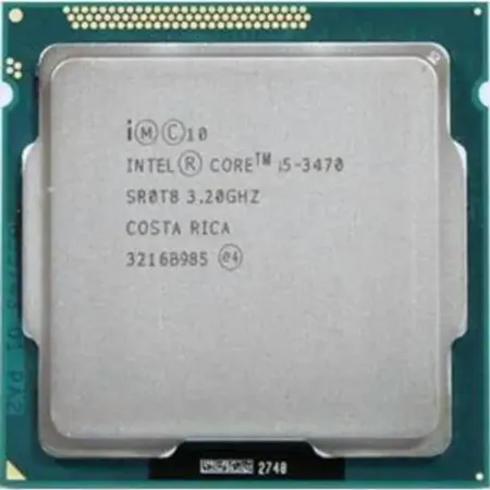 Intel Core i5-3470 3.2 GHz Upto 3.6 GHz LGA 1155 Socket 4 Cores 4 Threads 6 MB Smart Cache Desktop Processor (Silver) 3.2 GHz LGA 1155 Socket 4 Cores Desktop Processor