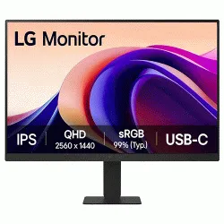 LG 23.8inch QHD IPS Monitor with Daisy Chain and USB Type-C (24QP750)