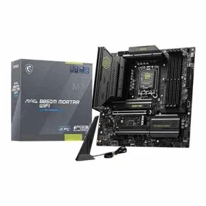 MSI MAG B860M Mortar WiFi DDR5 Intel LGA 1851 M-ATX WiFi 7 PCIe 5.0 Gaming Motherboard