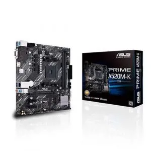 Asus Prime A520M-K/CSM Am4 Micro Atx Motherboard (PRIME-A520M-K-CSM)