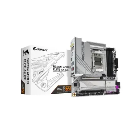 Gigabyte B650M Aorus Elite AX ICE Motherboard