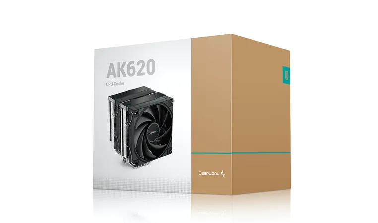 Deepcool AK620 High Performance Dual Tower CPU Cooler - White (R-AK620-WHNNMT-G-1)