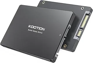 KOOTION 256GB Internal SSD SATA III 6Gb/s 2.5" Solid State Drive 3D NAND Flash Advanced SSD Hard Drive Up to 550MB/s SATA 3 SSD Upgrade Performance for PC Laptop