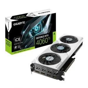 GIGABYTE GeForce RTX 4060 Ti EAGLE OC ICE 8G Graphic Card GV-N406TEAGLEOC ICE-8GD