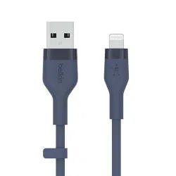 Belkin BOOST CHARGE Flex USB-A Cable with Lightning Connector - Blue (CAA008bt1MBL)