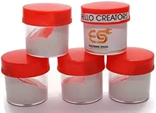 Electronic Spices PACK OF 5 10gm White Thermal Heat Sink Compound/Paste/Grease for CPU Fan and thermal paste compounds