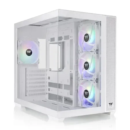 Thermaltake View 380 TG ARGB Snow Atx Mid Tower Cabinet (White) (CA-1Z2-00M6WN-00)