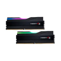 GSKILL TRIDENT Z5 RGB (INTEL XMP) 32GB (2 X 16GB) SDRAM DDR5-6000 CL30-40-40-96 1.35V DUAL CHANNEL DESKTOP MEMORY/RAM F5-6000J3040F16GX2-TZ5RK (BLACK)