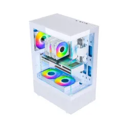 Ant Esports Crystal Z2 ARGB Mid Tower Gaming Cabinet - White