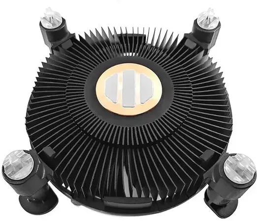 VOOCME Processer CPU Fan BLACK ALUMINIUM HEAT SINK for zebronics h61 mother boards Cooling Fan Processor Cooler