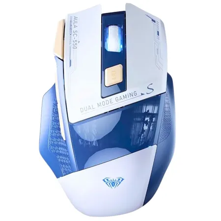 AULA SC550 WIRELESS & WIRED GAMING MOUSE (BLUE)