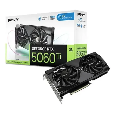 PNY NVIDIA GeForce RTX 5060 Ti 16GB OC Dual Fan Graphics Card